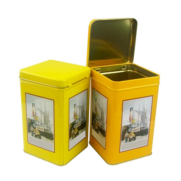 Tea tin container supplier