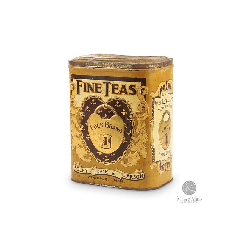 Tin box for tea bag