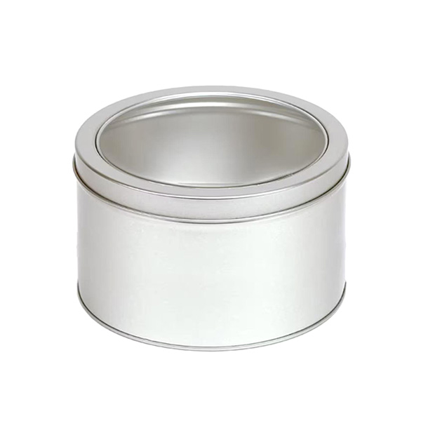 Empty candle tin