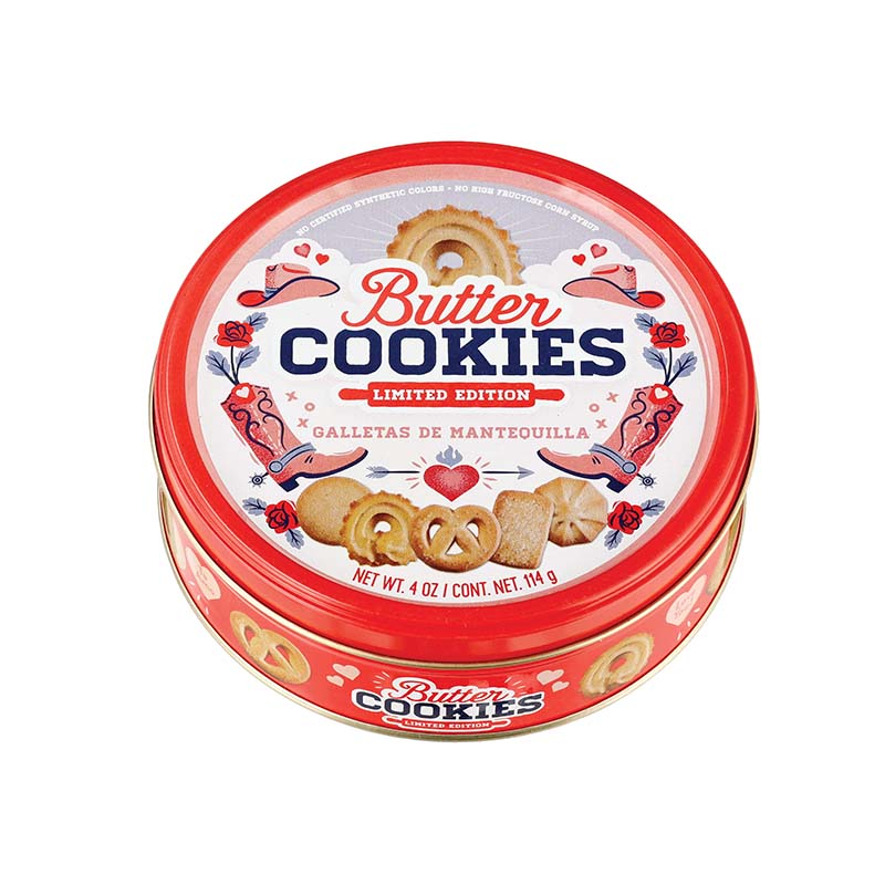 Chocolate cookie tin