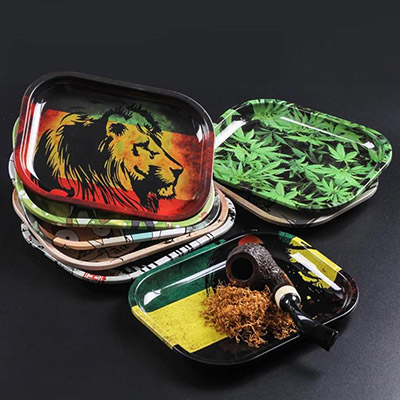 Smoking weed rolling trays