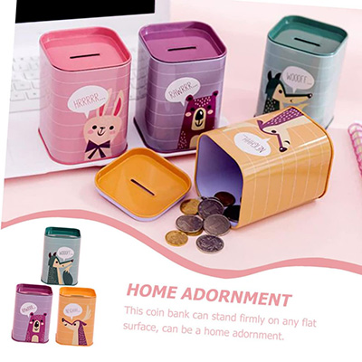 Tin can coin bank factory supply