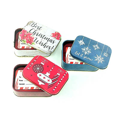 Prayer card tin box factory supply