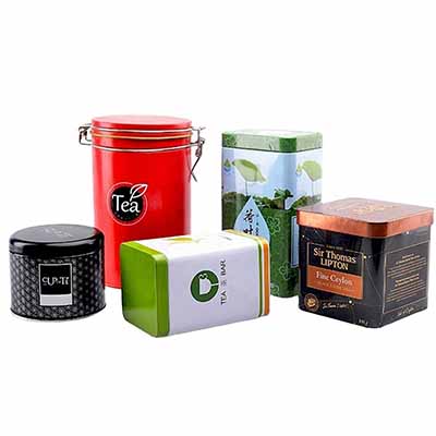 tea tin container supplier