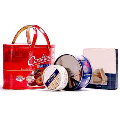 Oem large cookie tins