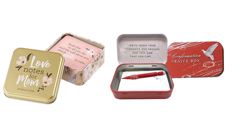 pray card tin box