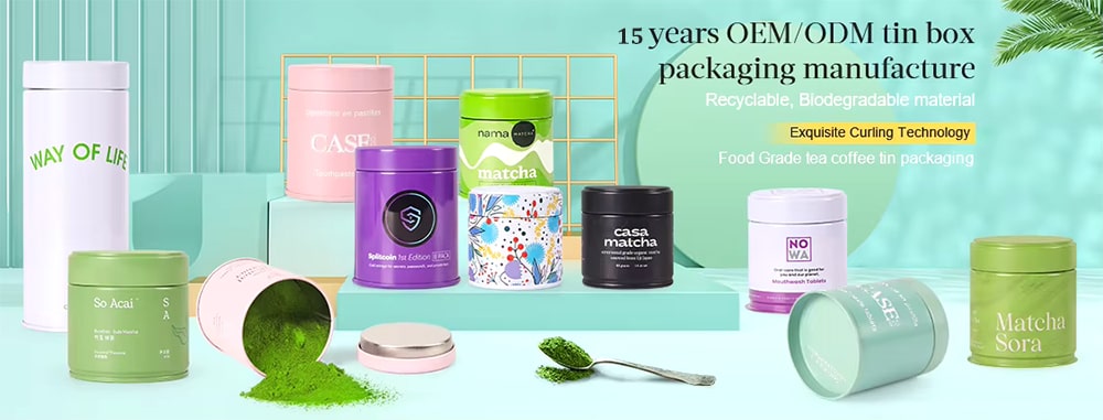 matcha tin manufacturer