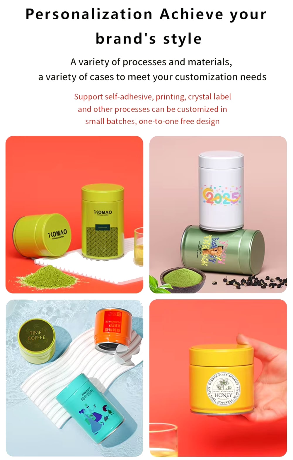 custom matcha tin can