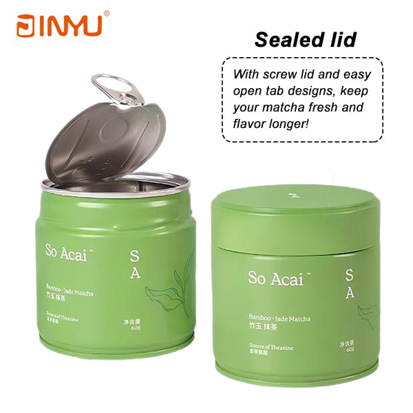 matcha tin canister