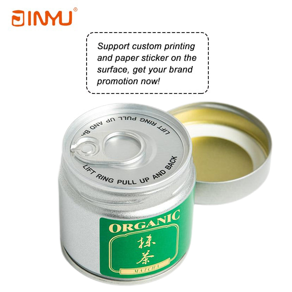 matcha tin sealed