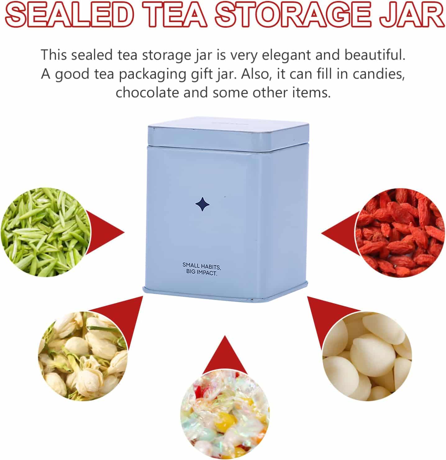 tea metal box