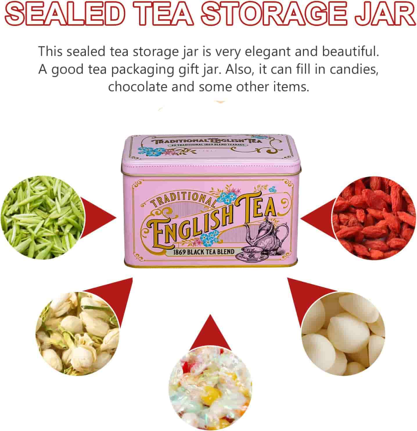golden leaf tea tin