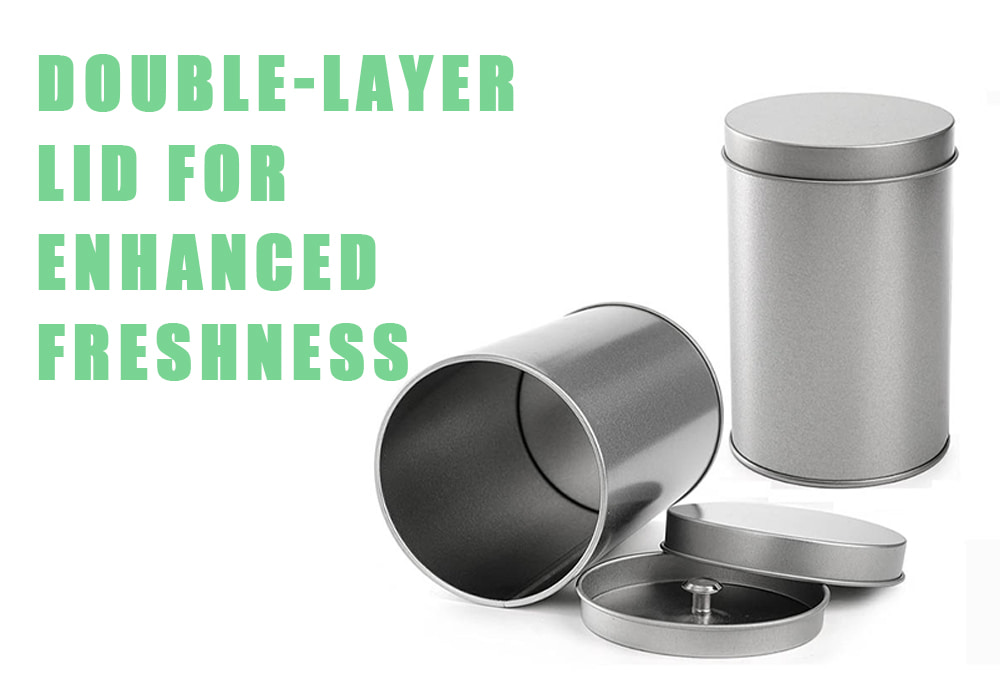 custom printed tea storage tin