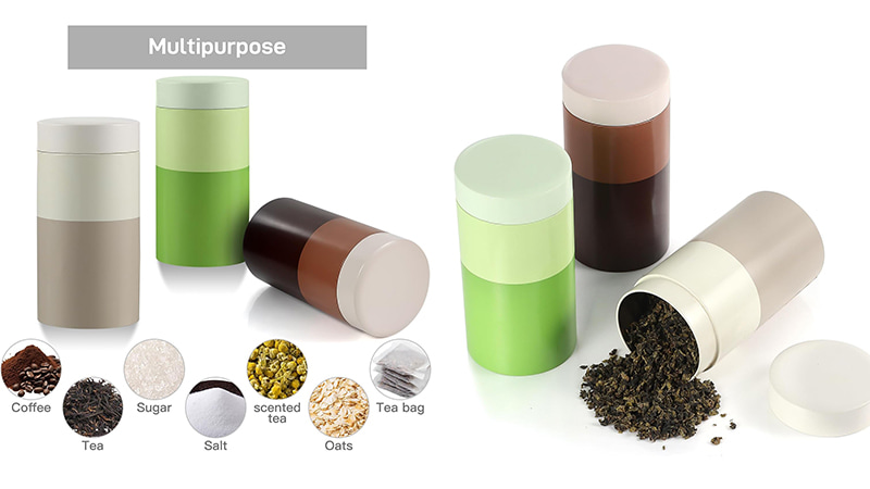 metal tea tins wholesale