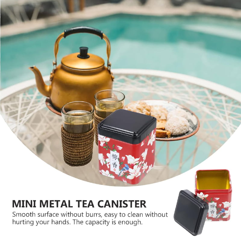 tea tin container wholesale