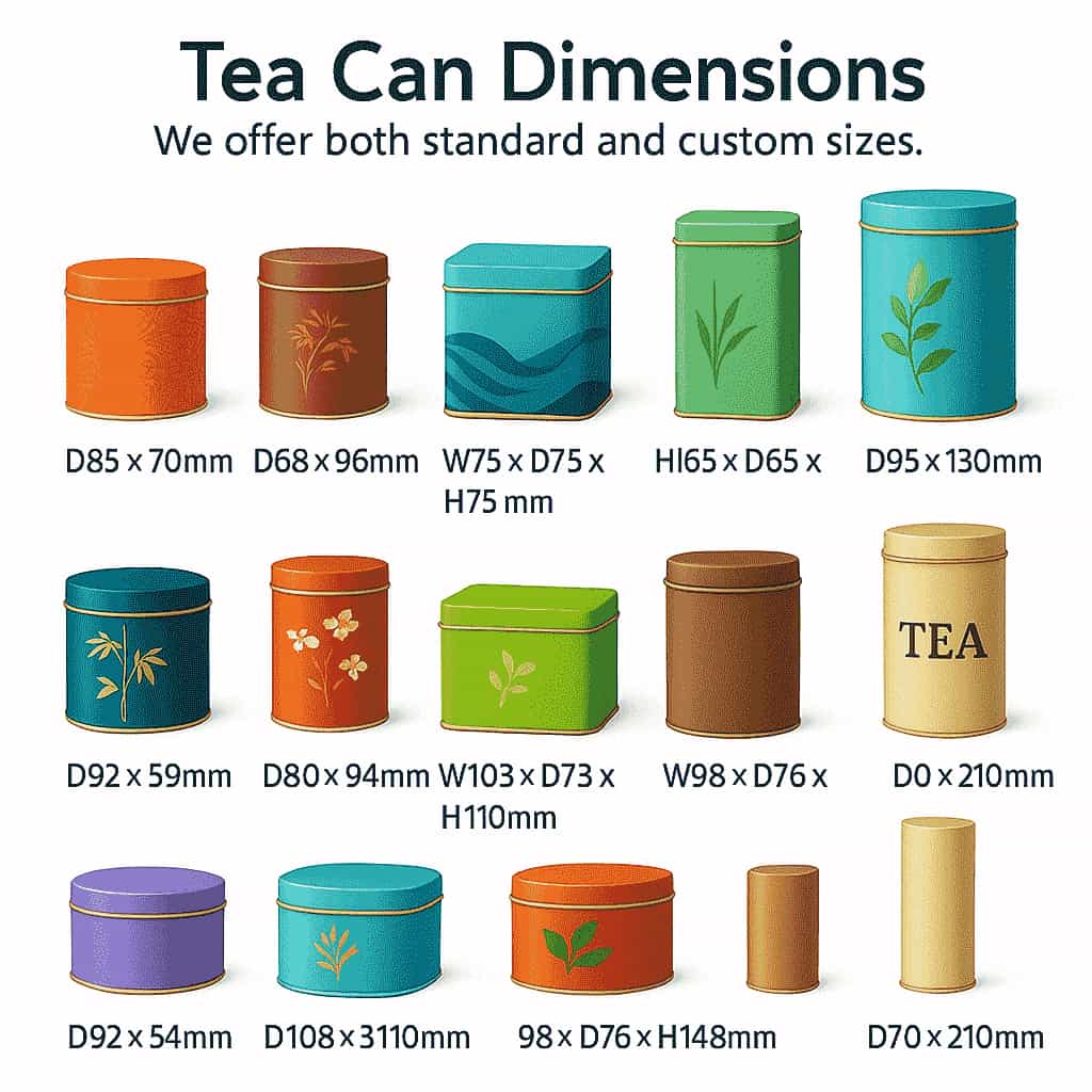 odm tea tin box