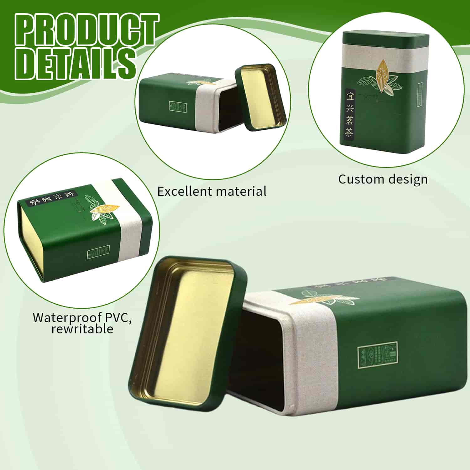 tin tea box suppliers