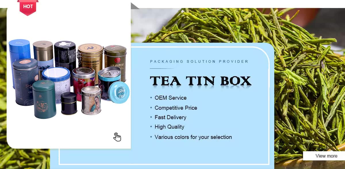 tea tin box manufacturer