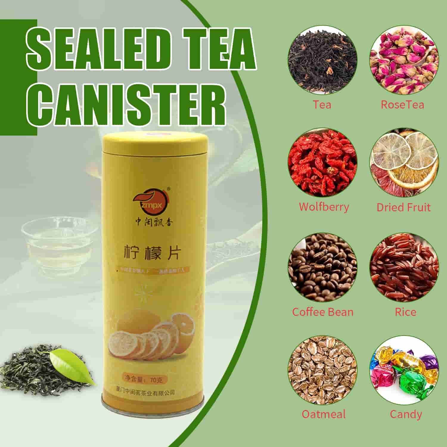 tea metal box