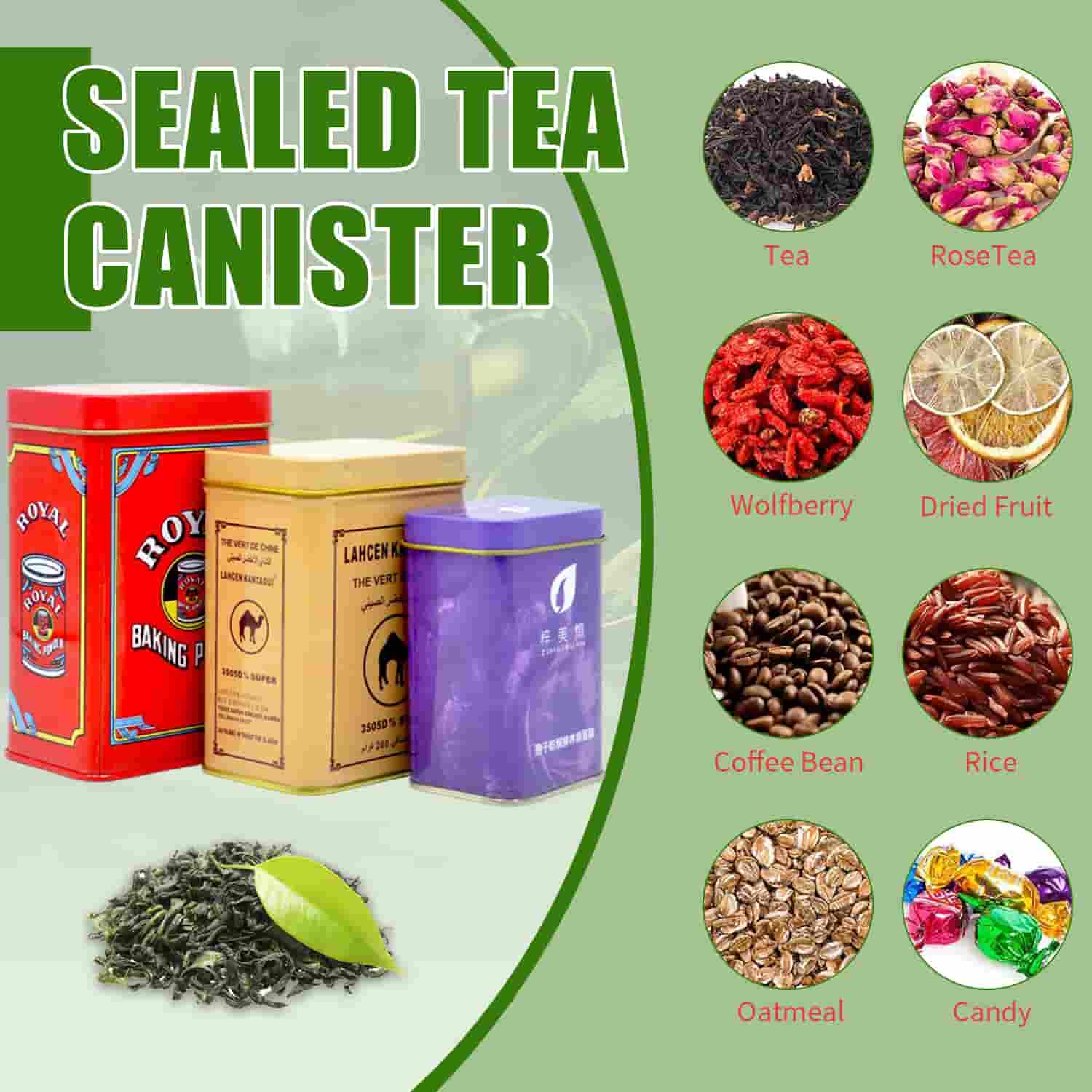 metal tea tin wholesale