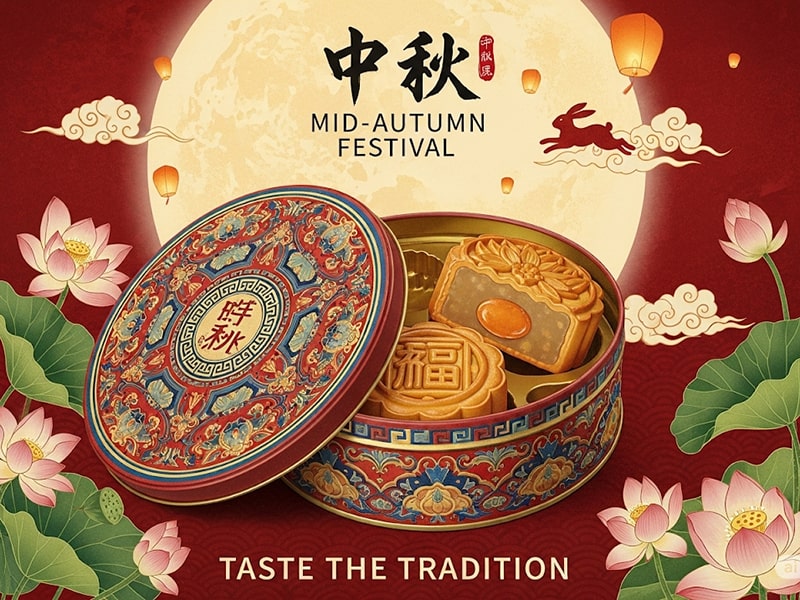 mooncake tin box wholesale