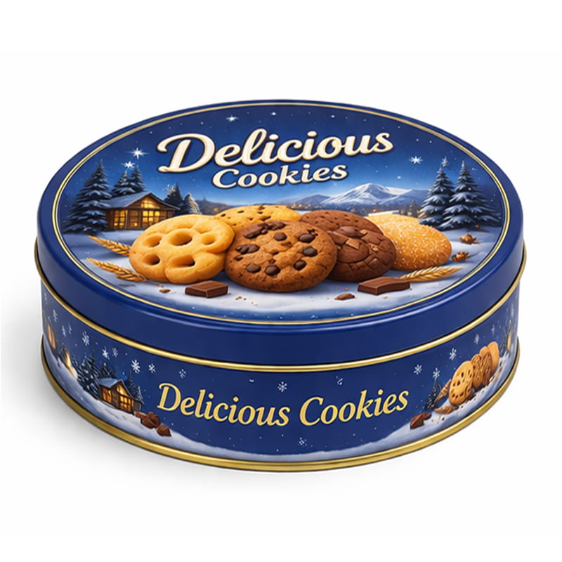 Cookie tin can wholesale