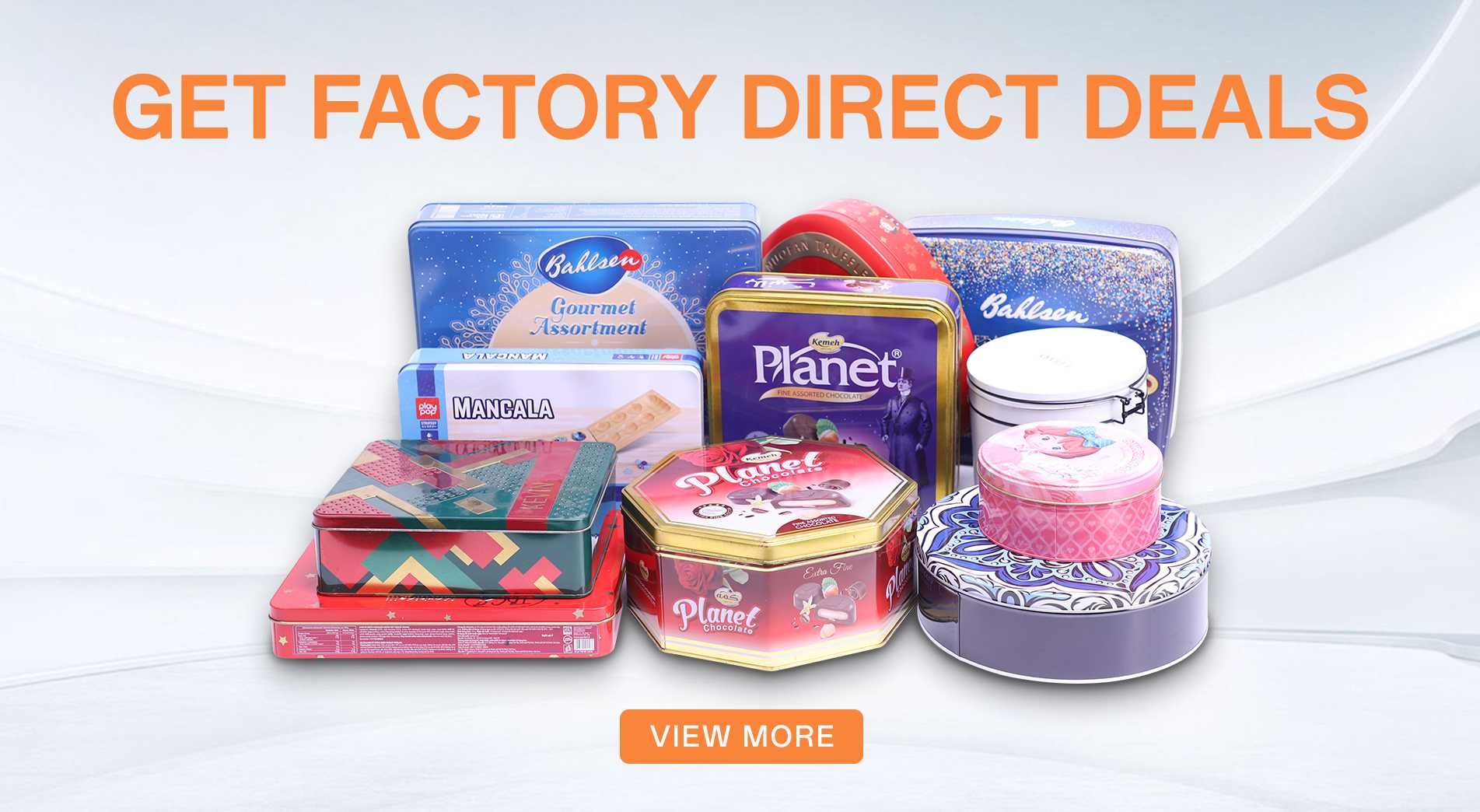 Chocolate tin packaging