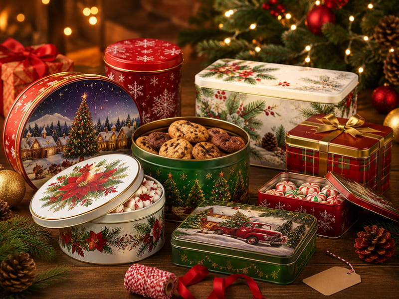 Christmas and Holiday Tins