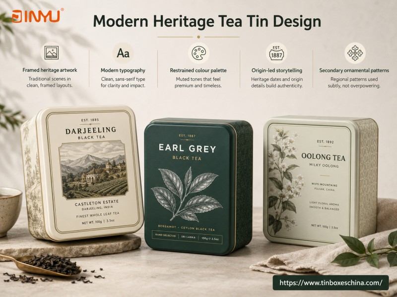 Modern Heritage Tea Tin
