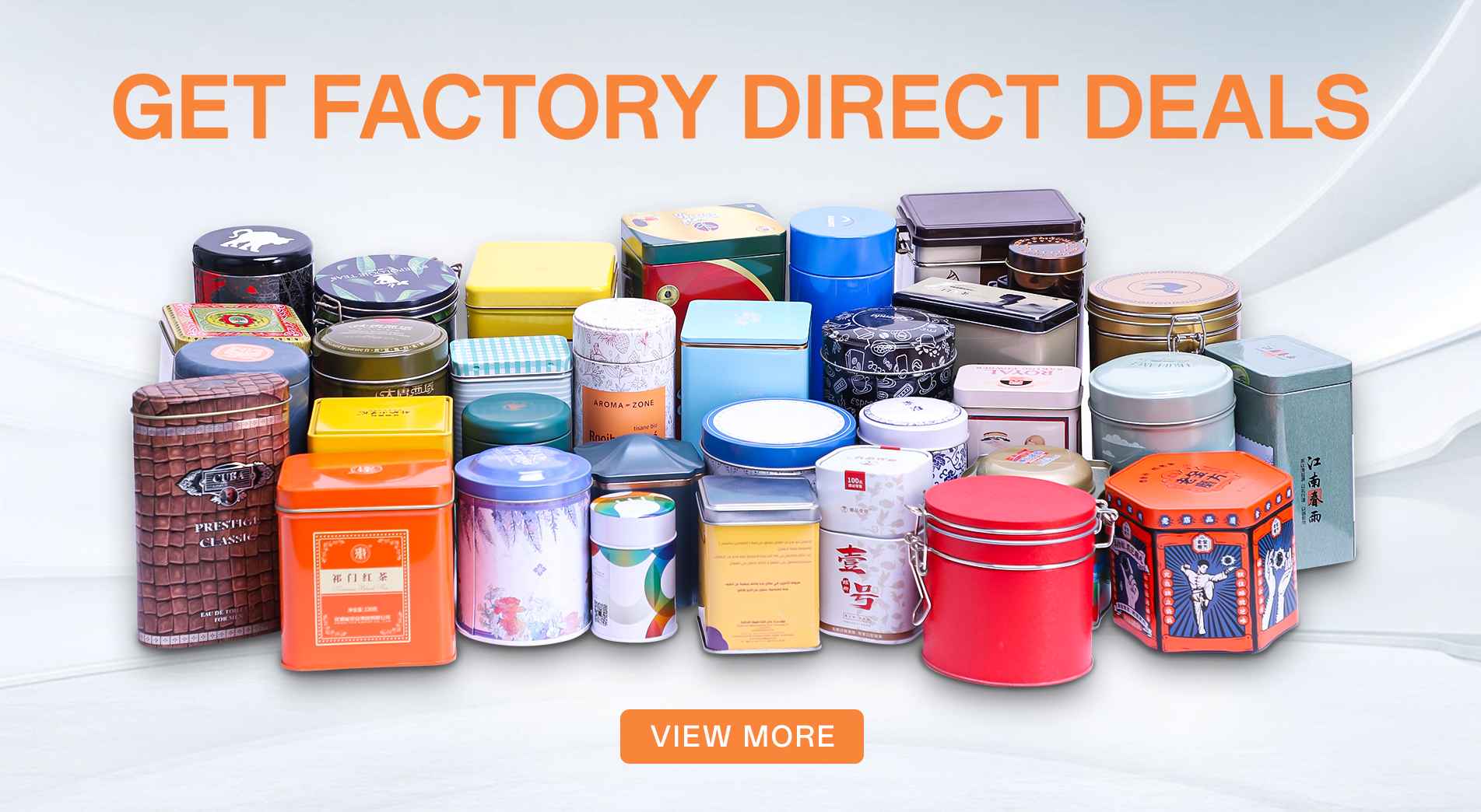 Custom tea tin manufacturer