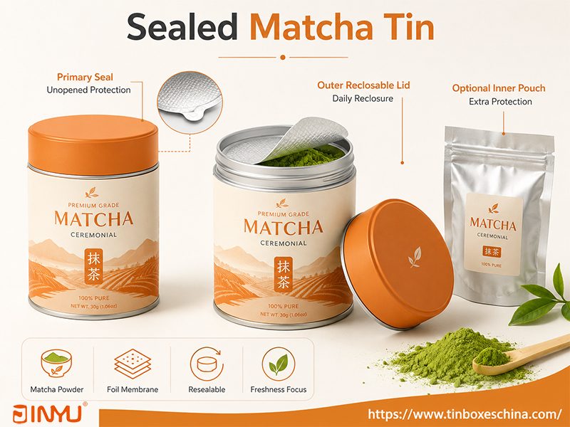 Sealed Matcha Tin