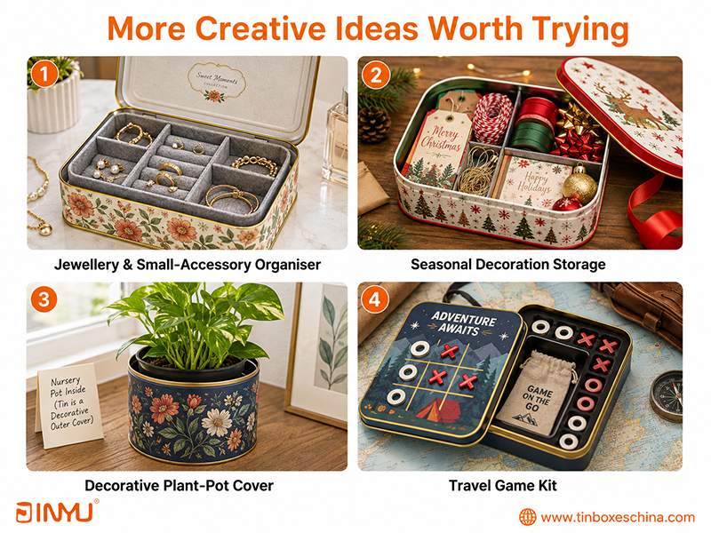 Reuse Cookie Tins