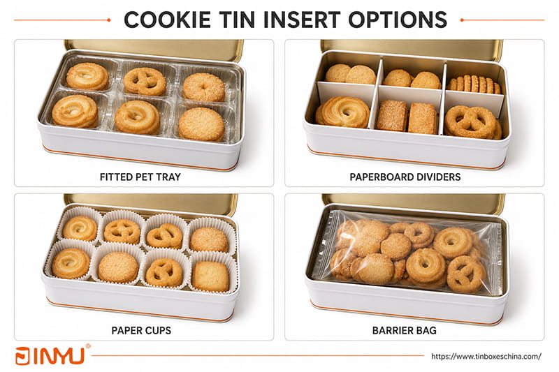cookie tin insert options cookie tin insert options