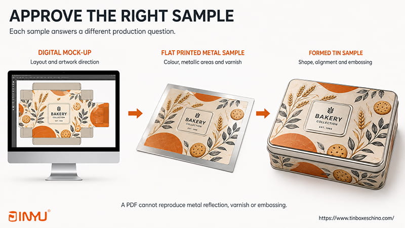 approve the right sample
