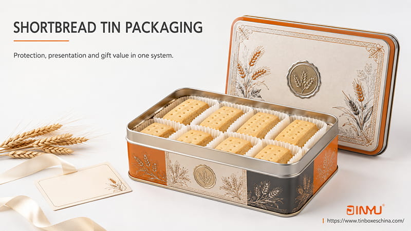shortbread tin packaging