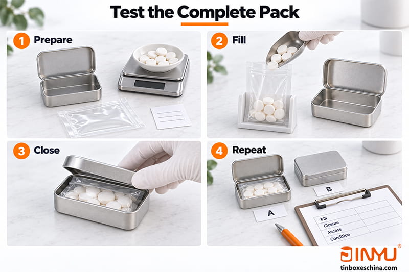 Fill the Samples As They Will Be Filled At Production