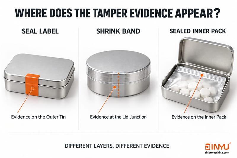 Test the Label on the Finished Tin Test the Label on the Finished Tin
